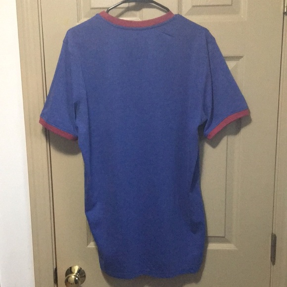 Blue BARCELONA FC #10 Lionel Messi Ringer T-Shirt Jersey Size Large NWOT - Picture 4 of 5